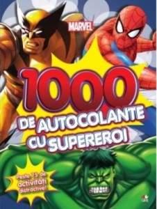 1000 de autocolante cu supereroi. Marvel