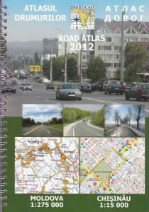 Atlasul drumurilor Chisinau-Moldova. 2012. Ingeocad
