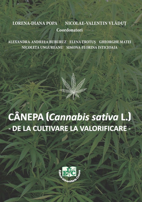 Cannabis Sativa L. (Canepa Industriala) De La Cultivare La Valorificare