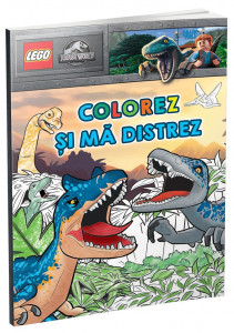 Colorez si ma distrez – Jurassic World (carte de colorat)