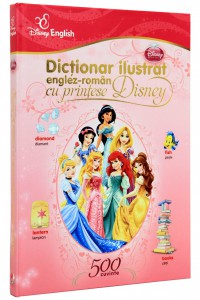 Dictionar ilustart englez-roman cu printesele Disney