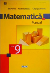 Matematica cl.9. Manual. Achiri I. 2016