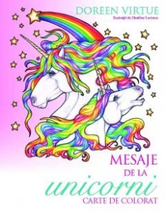 Mesaje de la unicorni Carte de colorat