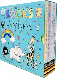 My First Books of Happiness 4 Books Collection Box Set by Patricia Hegarty (ABC of Kindness 123 of ThankfulnessHappiness is a Rainbow & More)