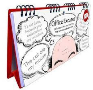 Office Excuses Flip Book