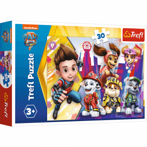 Trefl 18282 Puzzles - "30" - A well-coordinated PAW Patrol team ...
