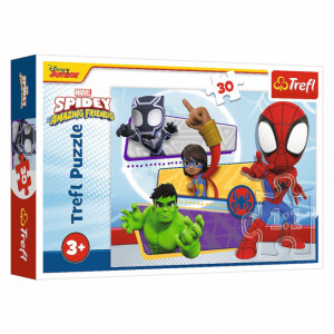 Trefl 18322 Puzzles - 30 - Brave Spidey/ Spidey and his Amazing Friends ...