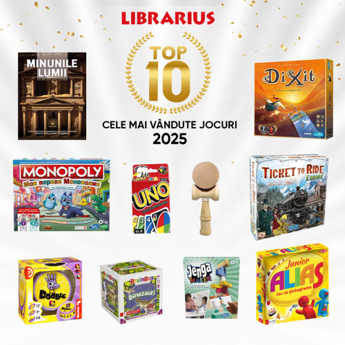 Top 10 jocuri și jucării - 2025