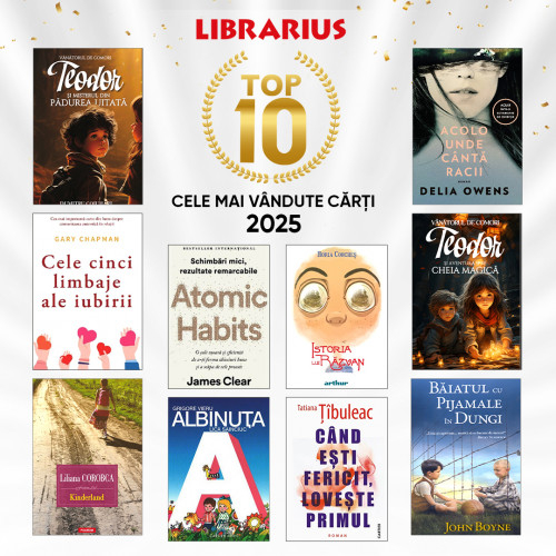 Top 10 cărți RO - 2025