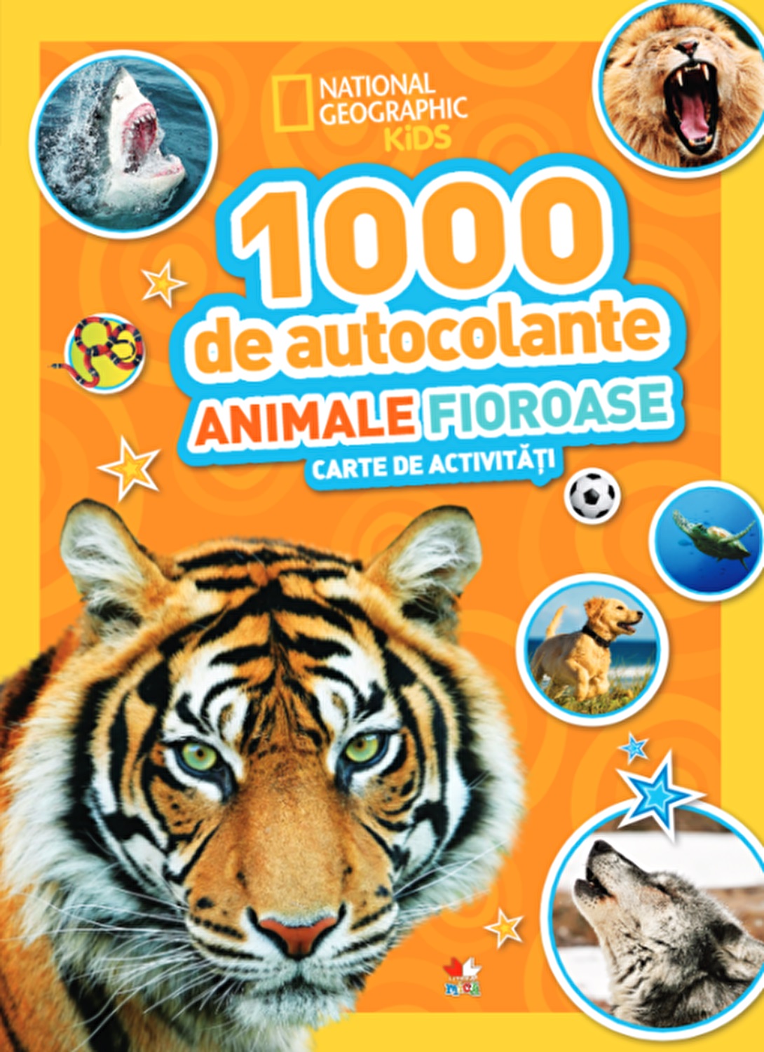 1000 DE AUTOCOLANTE. ANIMALE FIOROASE. Carte de activitati