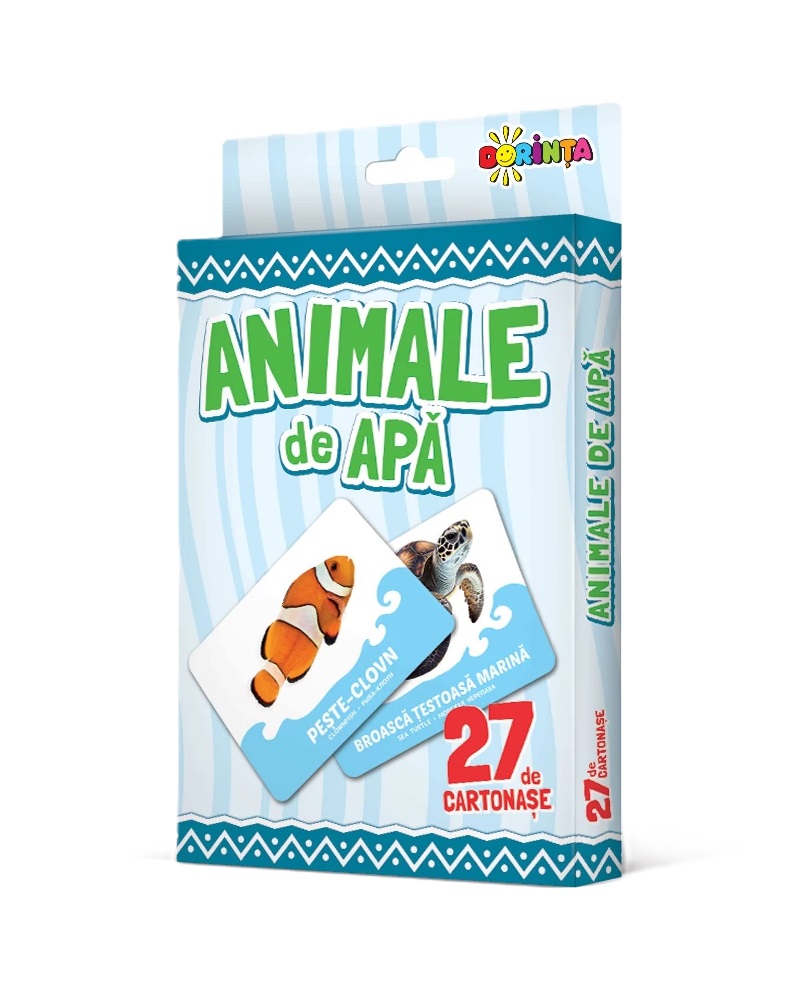 27 de cartonase. Animale de apa