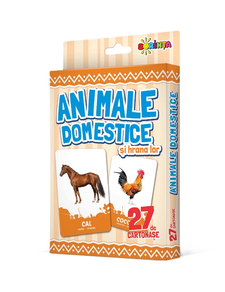 27 de cartonase. Animale domestice si hrana lor