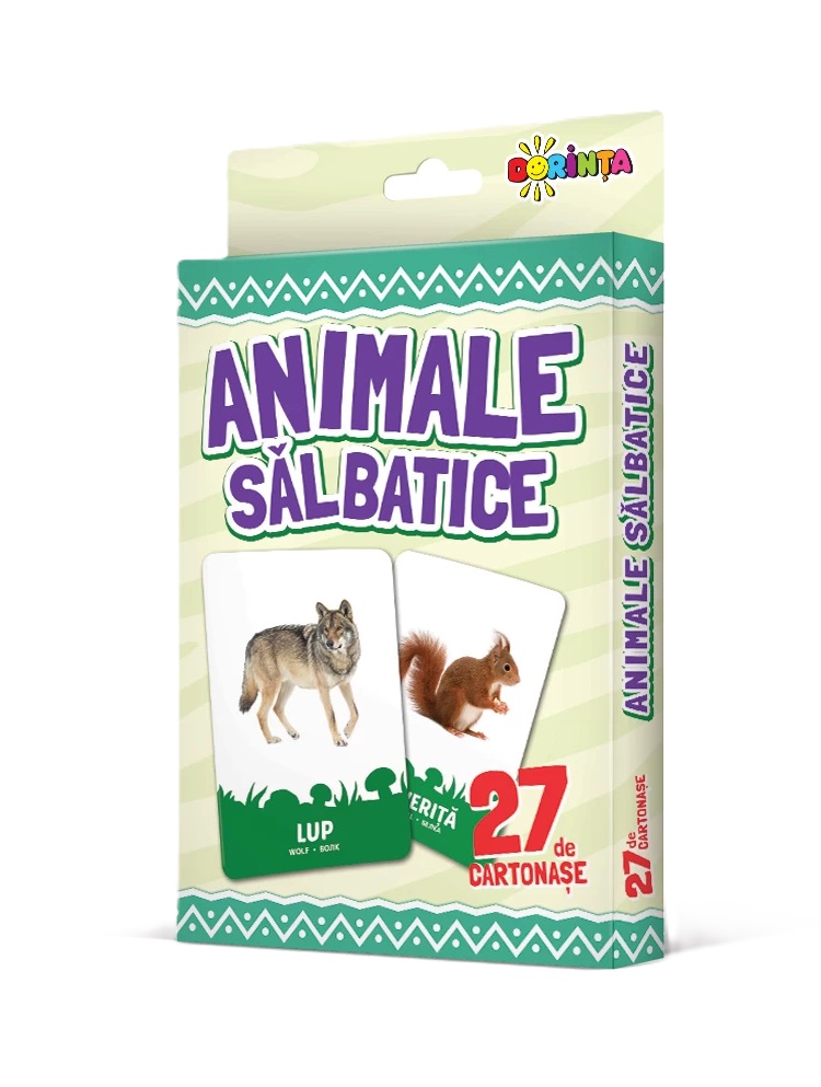 27 de cartonase. Animale salbatice