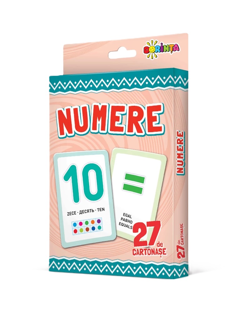 27 de cartonase. Numere