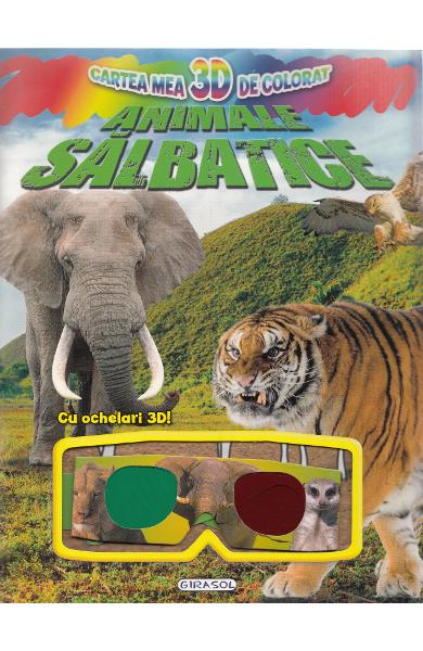 3D - Animale salbatice (poster+ochelari)