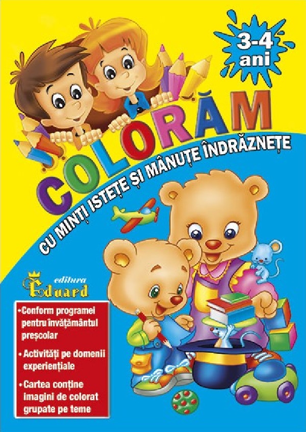 Coloram cu minti istete 3-4 ani