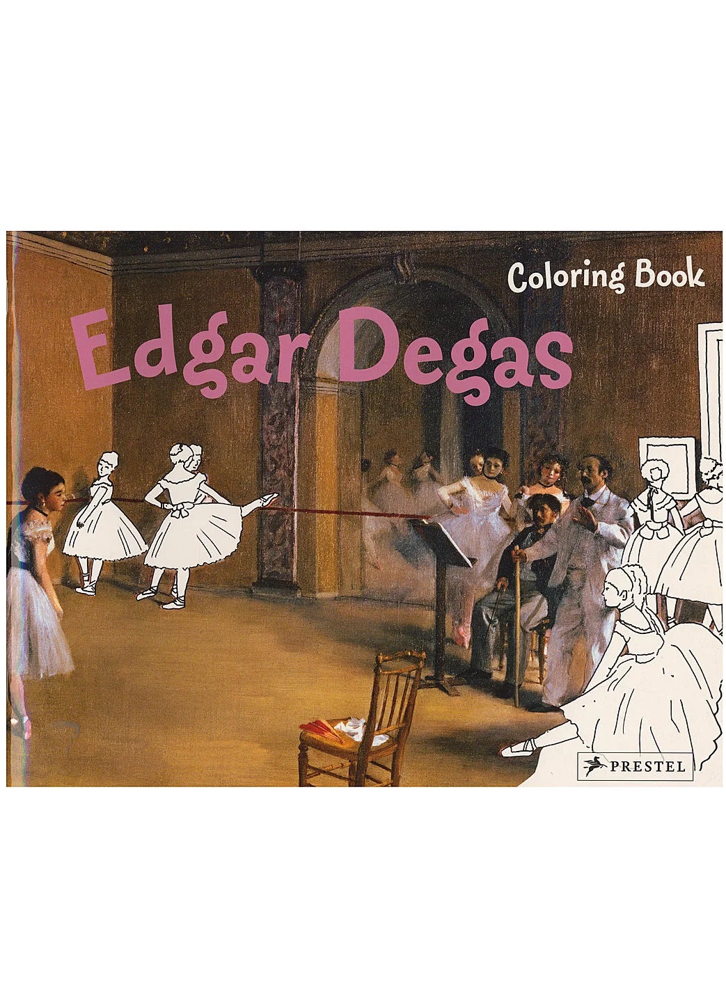 8 COLOURING BOOK: EDGAR DEGAS