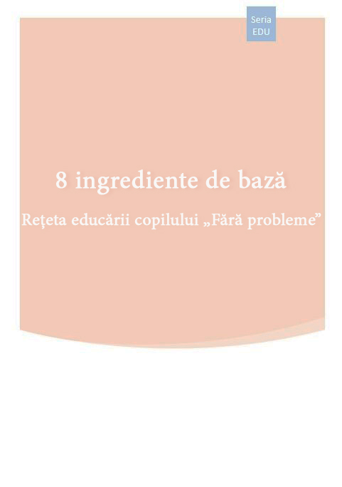 8 ingrediente de baza. Reteta educarii copilului Fara probleme