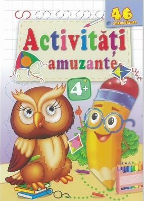 Activitati amuzante 4+ Bufnita+autocolante