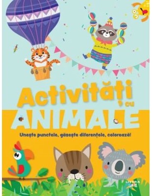 ACTIVITATI CU ANIMALE. Uneste punctele gaseste diferentele deseneaza!