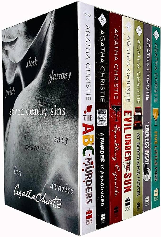 Agatha Christie Seven Deadly Sins Collection 7 Books Box Set