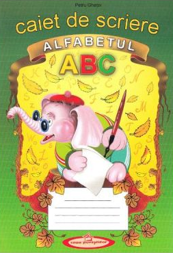 Alfabetul caiet de scriere