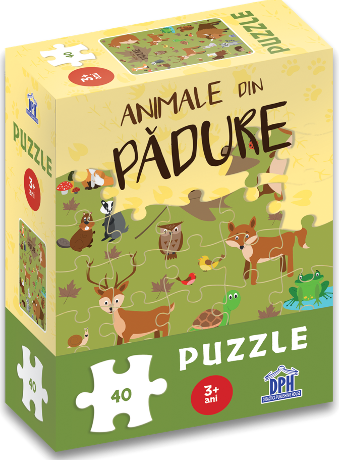 Animale din padure: Puzzle