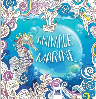 Animale marine - Carte de colorat