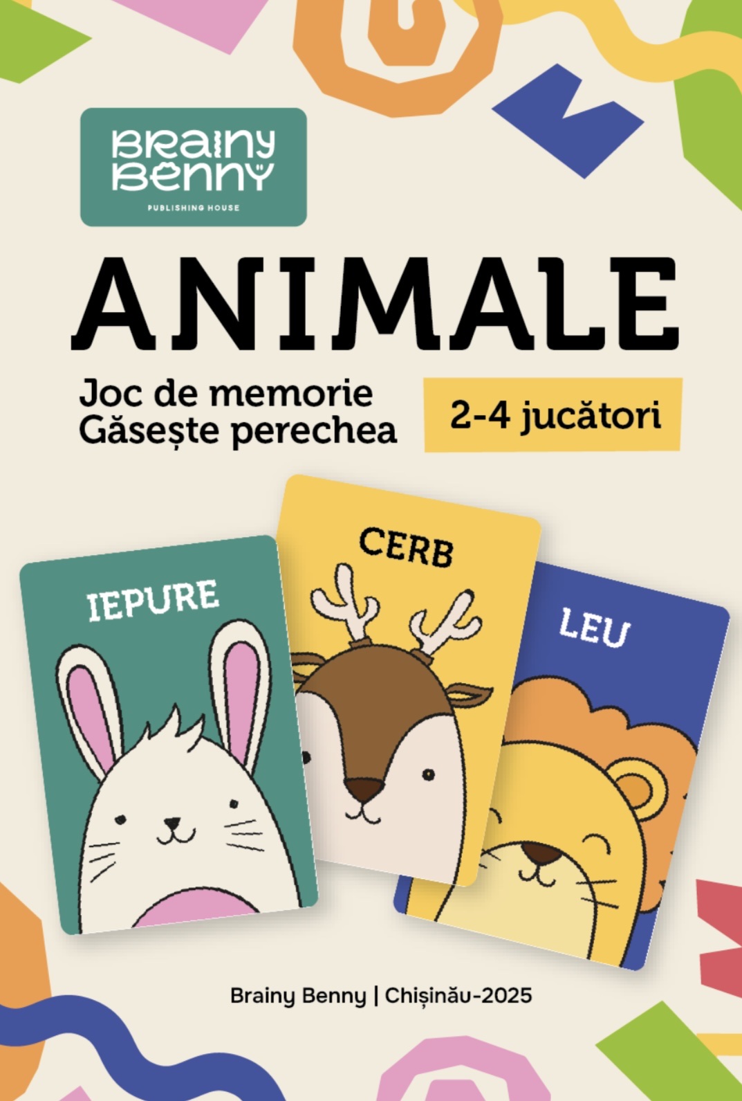 Animalele Joc de memorie Set carduri