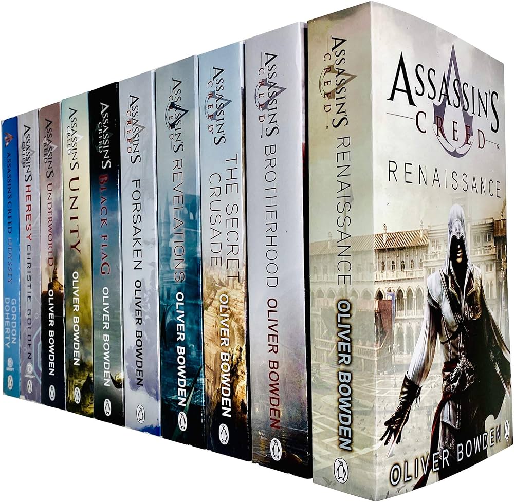 Assassins Creed Official 10 Books Collection Set By Oliver Bowden