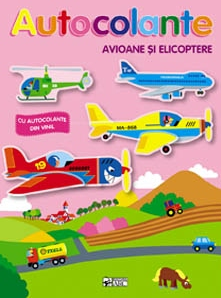 Autocolante. Avioane si elicoptere.