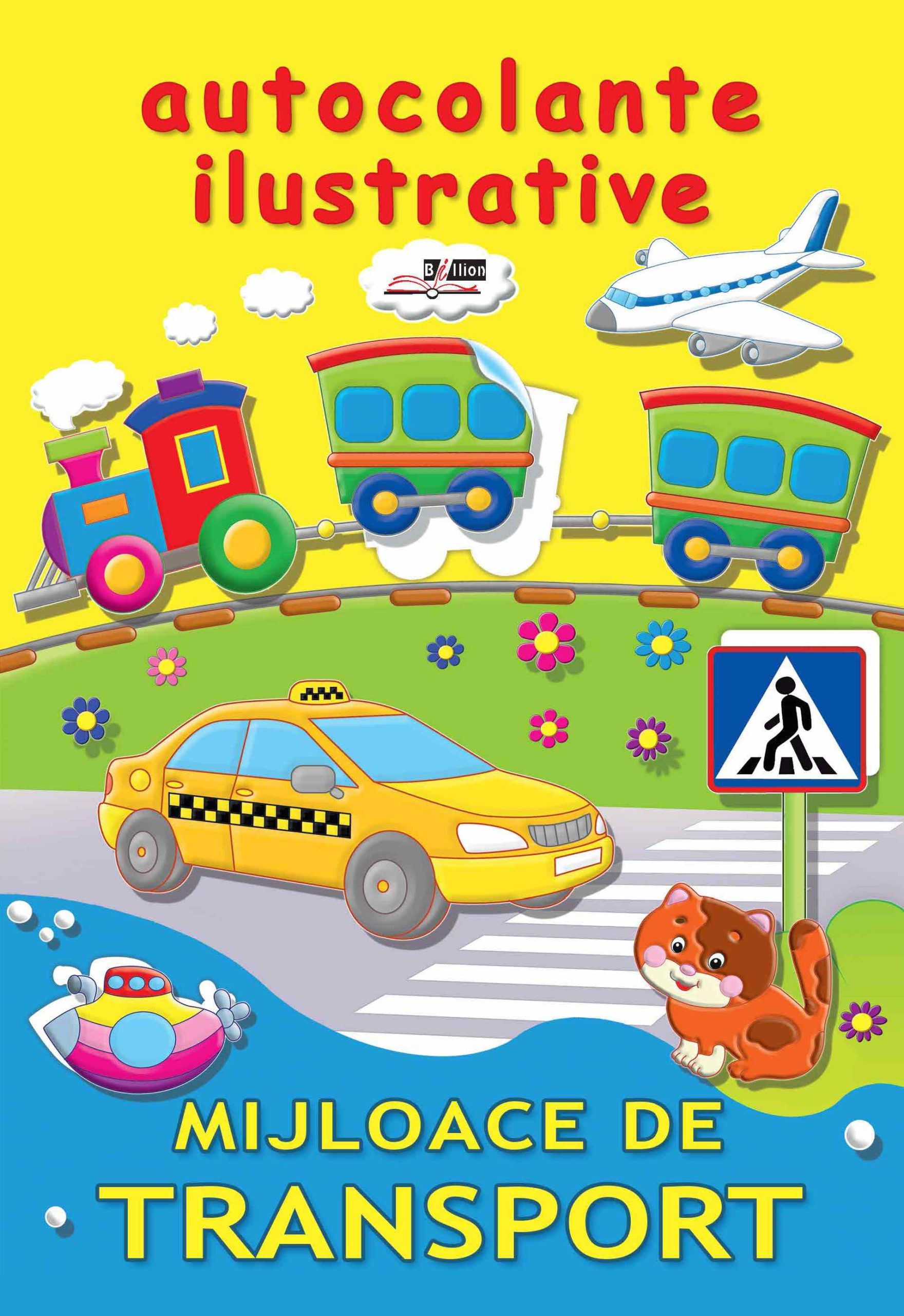 Autocolante ilustrative Mijloace de trasport