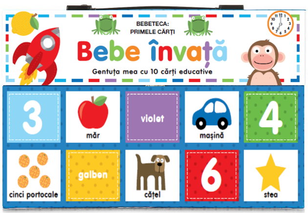 Bebe invata Gentuta mea cu 10 carti educative