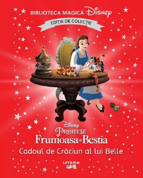 Biblioteca magica. DISNEY PRINTESE. CADOUL DE CRACIUN AL LUI BELLE.  Editie de colectie