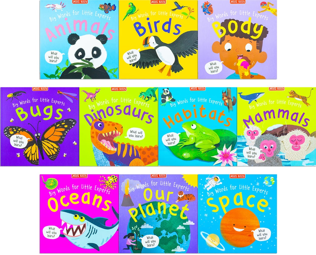 Big Words for Little Experts 10 Books Collection Set