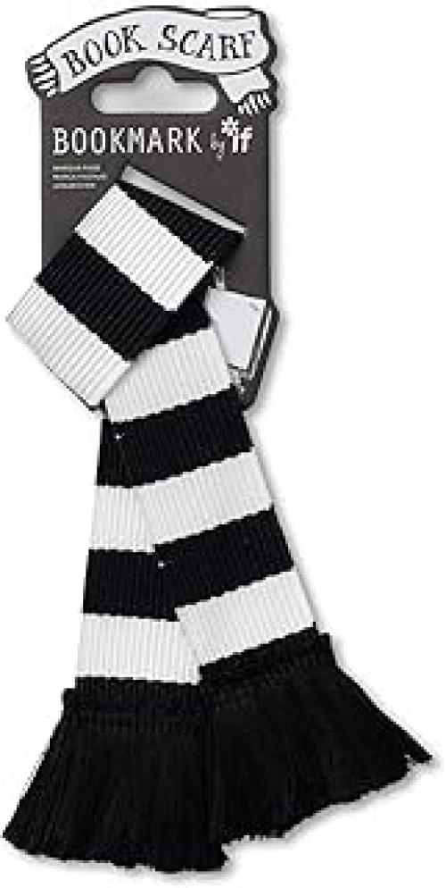 Book Scarf Bookmark Black & White