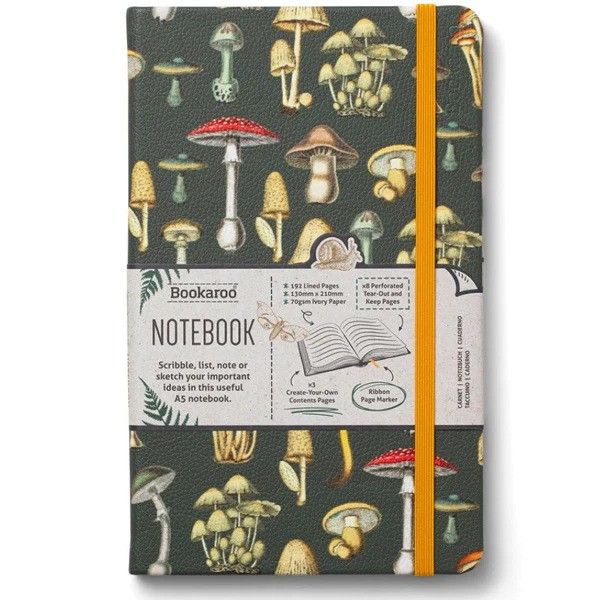Bookaroo A5 Journal: Botanical Mushroom