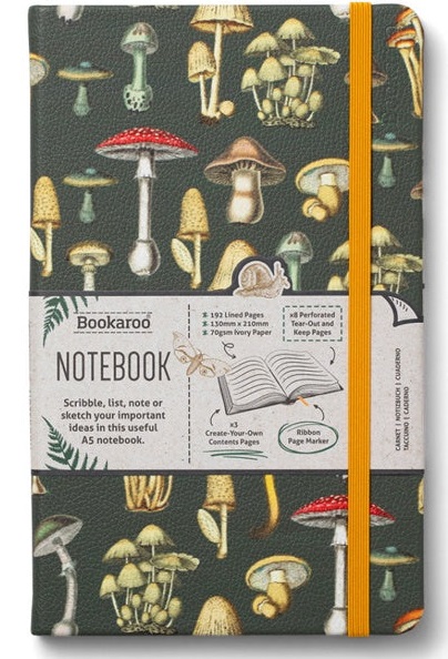 Bookaroo A5 Journal: Botanical Mushroom