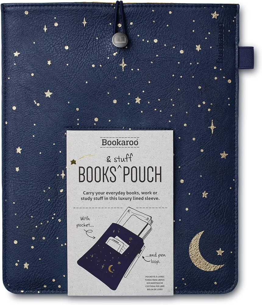 Bookaroo Books & Stuff Pouch Moon & Stars