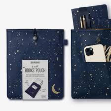 Bookaroo Books & Stuff Pouch Moon & Stars