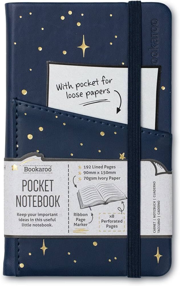 Bookaroo Notebook A5 Moon & Stars