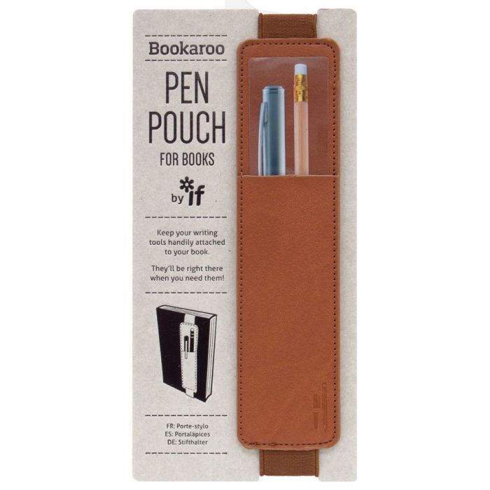 Bookaroo Pen Pouch Brown
