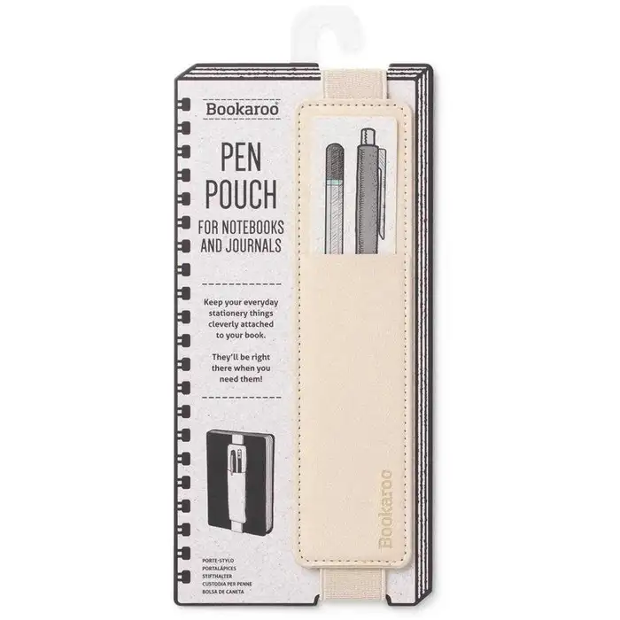 Bookaroo Pen Pouch Cream