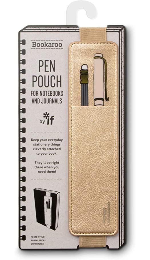 Bookaroo Pen Pouch Gold