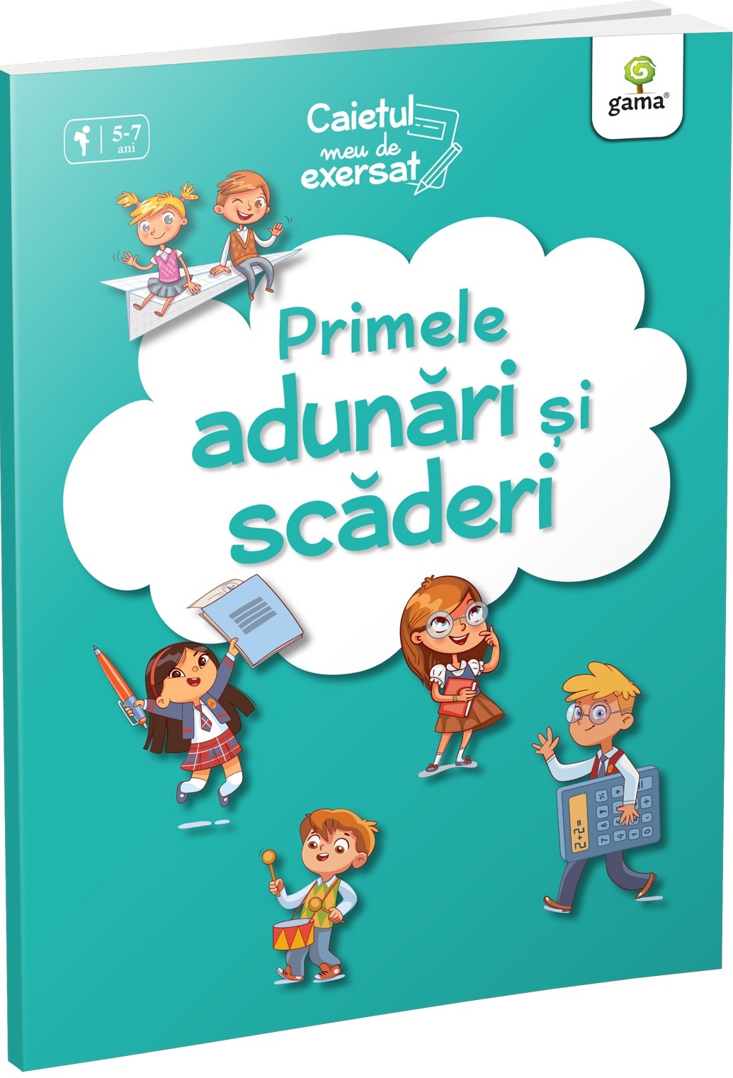 Caietul meu de exersat: Primele adunari si scaderi