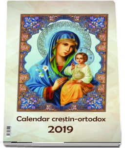 Calendar Crestin Ortodox 2019 (brosat cu spirala)
