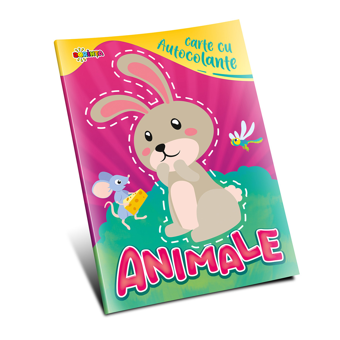 Carte cu autocolante : Animale