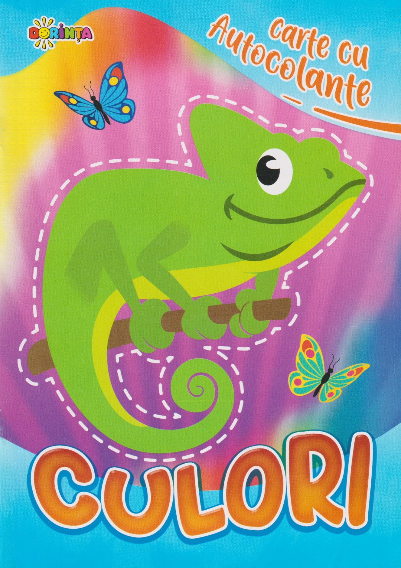 Carte cu autocolante : Culori