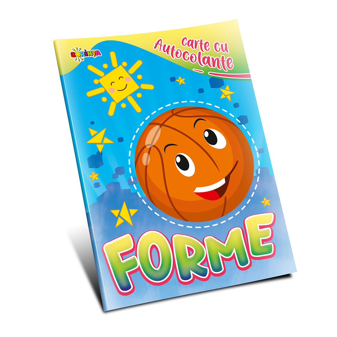 Carte cu autocolante : Forme