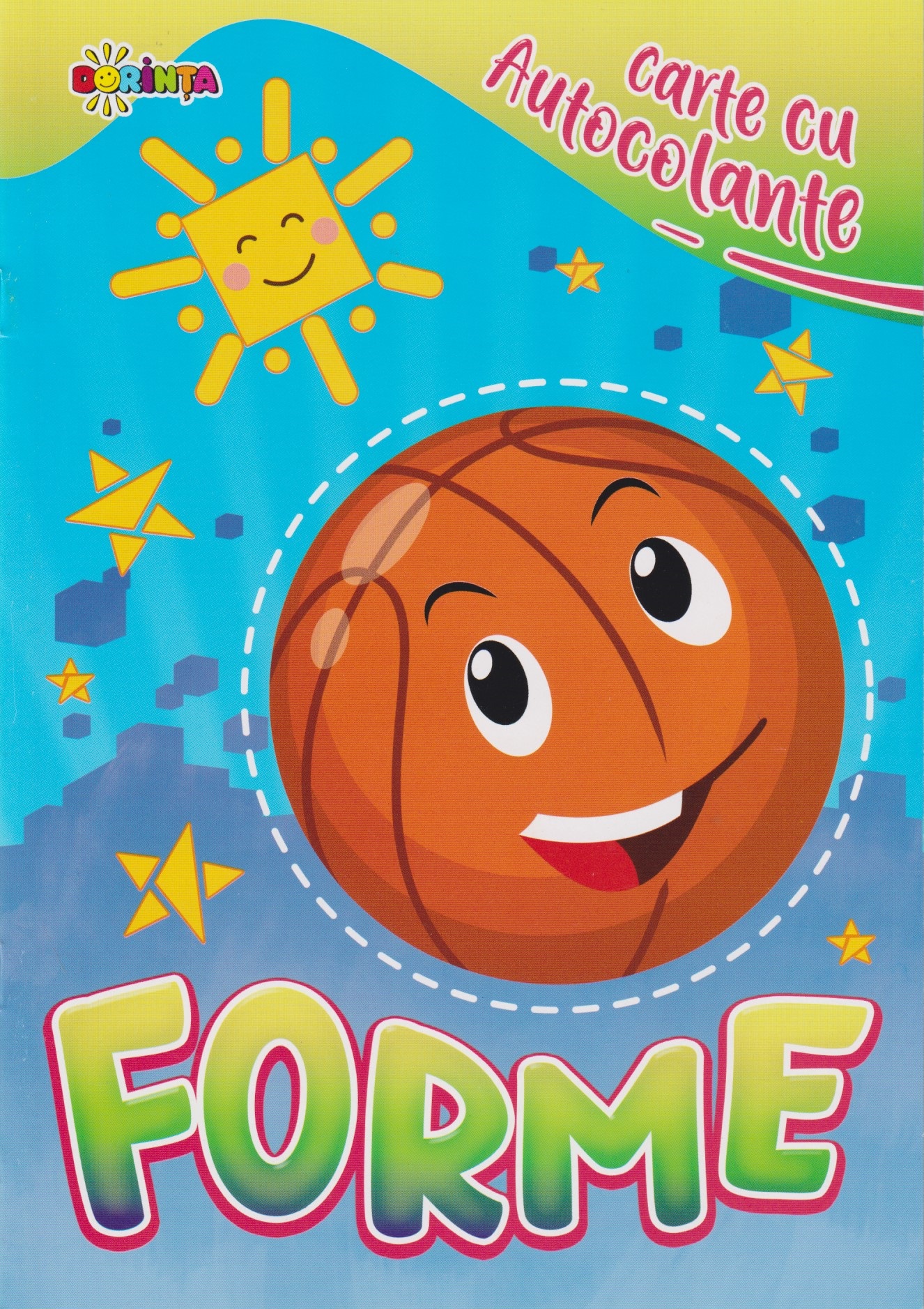 Carte cu autocolante : Forme